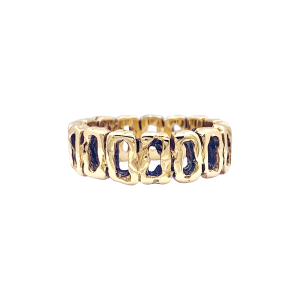Bague vintage or jaune.