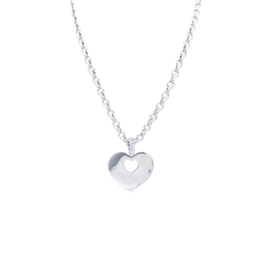 Poiray "Coeur Secret" gold, diamonds necklace.