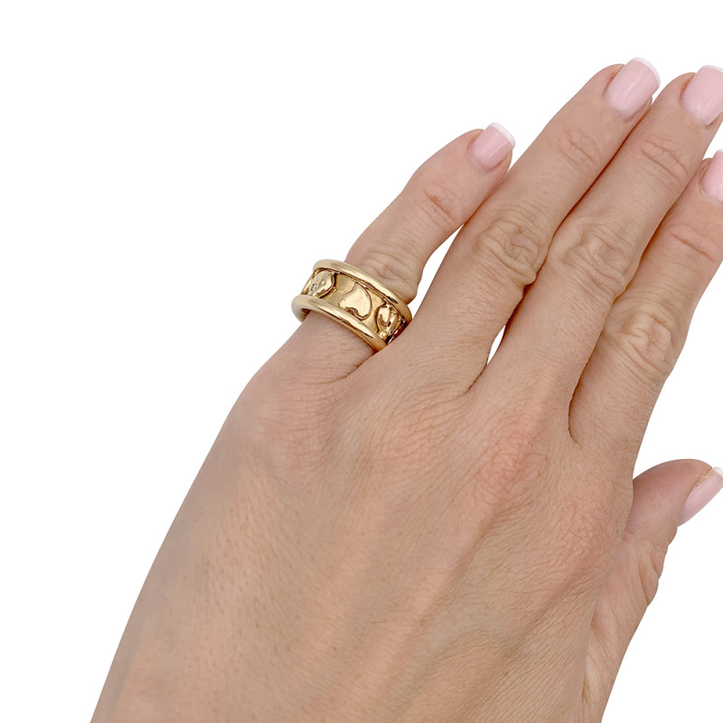 Bague Dior, "Gri-Gri", or jaune, diamants.