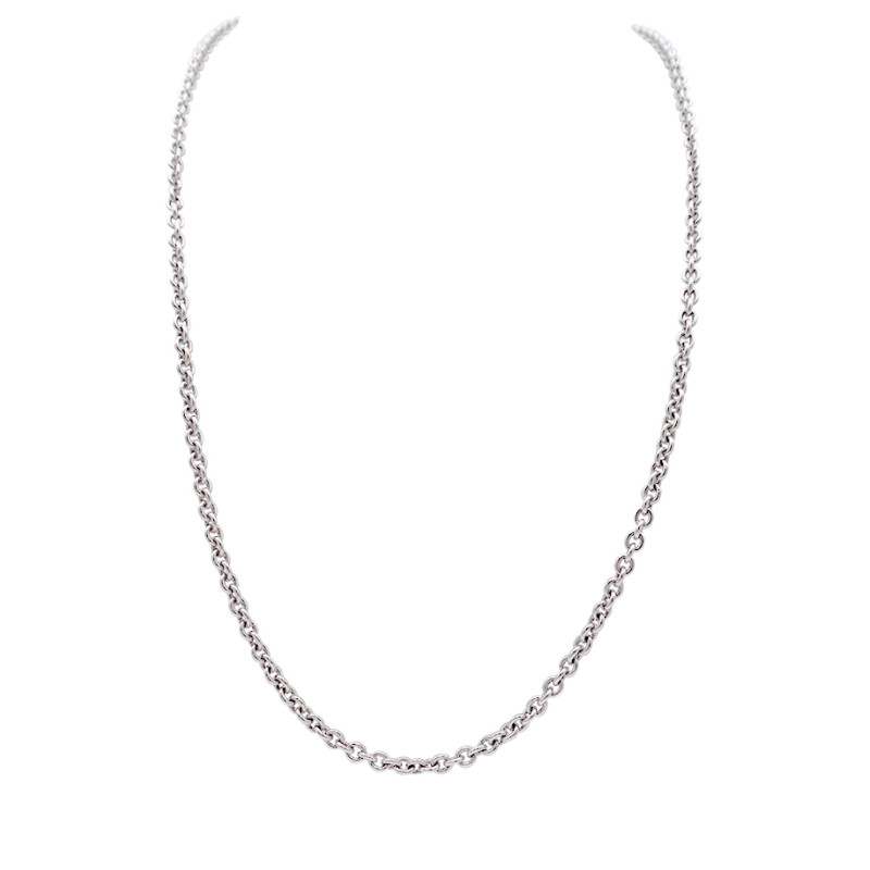 White gold Bulgari chain.