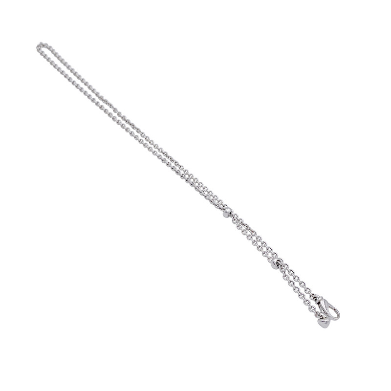 White gold Bulgari chain.