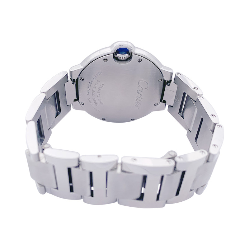 Montre Cartier, "Ballon Bleu", en acier.
