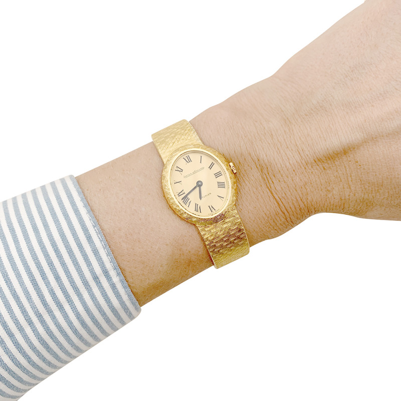 Montre Jaeger-Lecoultre/Türler vintage, or jaune.