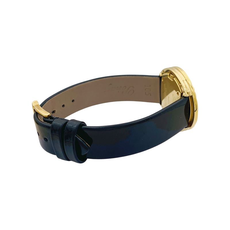 Poiray "Ma Seconde" watch, steel, gold, mother-of-pearl, diamonds.
