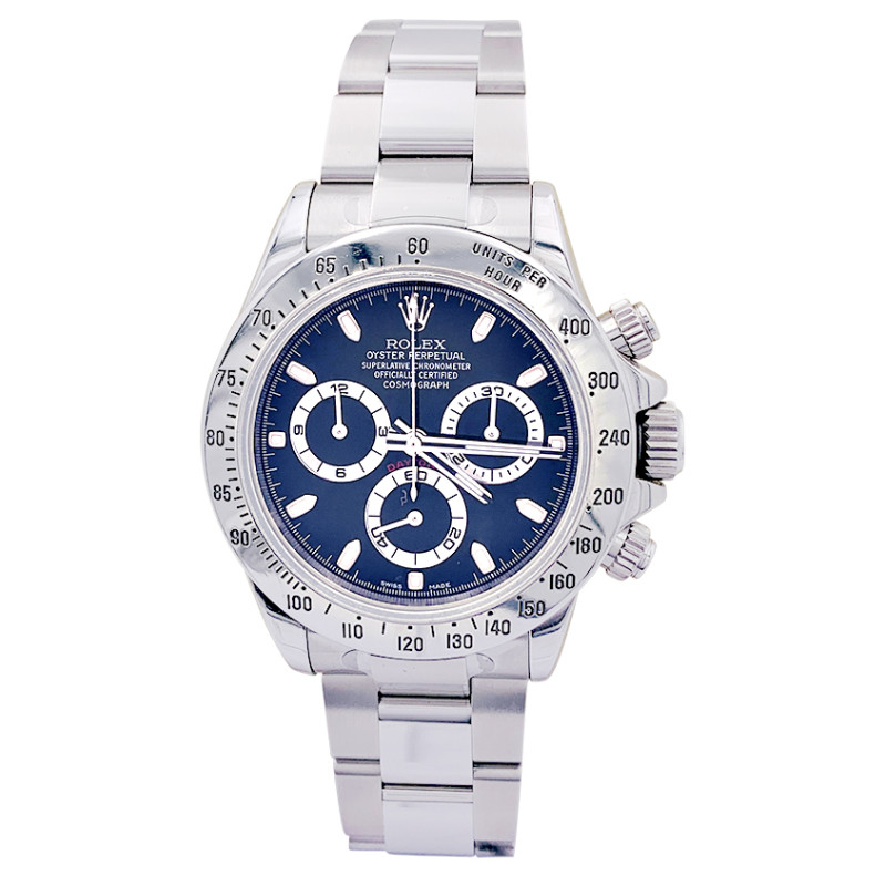 Montre Rolex, "Cosmograph Daytona", acier.