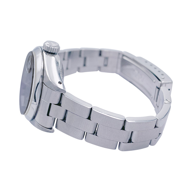 Rolex steel watch, "Oyster Perpetual Date" collection.