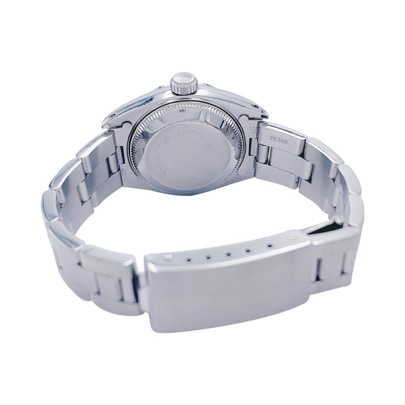 Rolex steel watch, "Oyster Perpetual Date" collection.