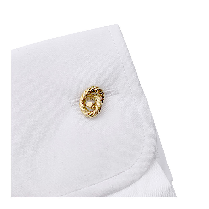 Boutons de manchette Hermès "Noeuds".