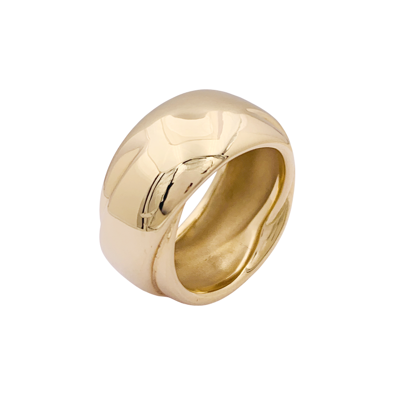 Hermès “Volte” ring, yellow gold.