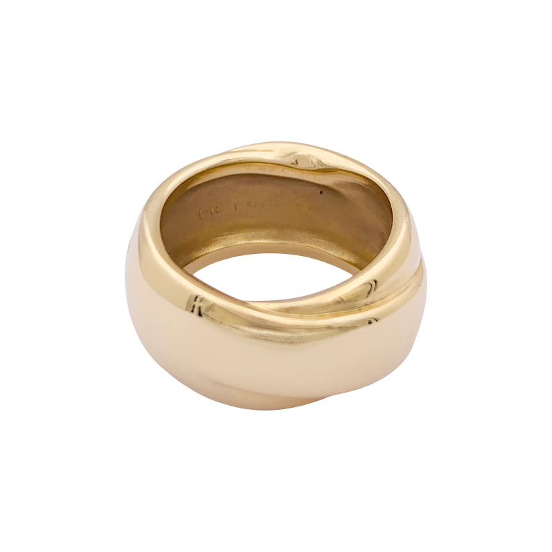 Hermès “Volte” ring, yellow gold.