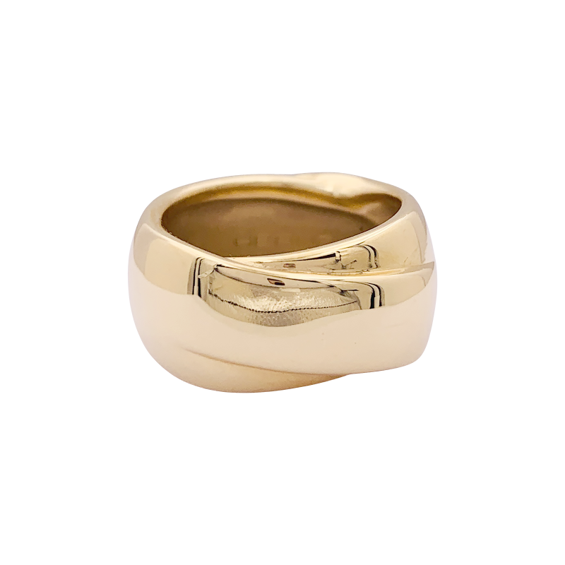 Hermès “Volte” ring, yellow gold.