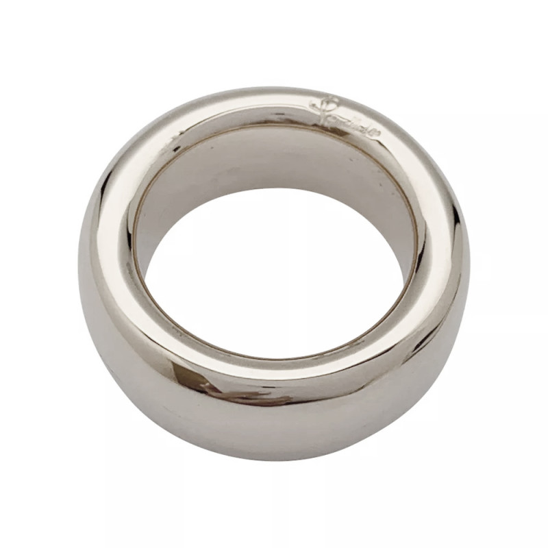 Pomellato natural white gold ring, "Iconica" collection.