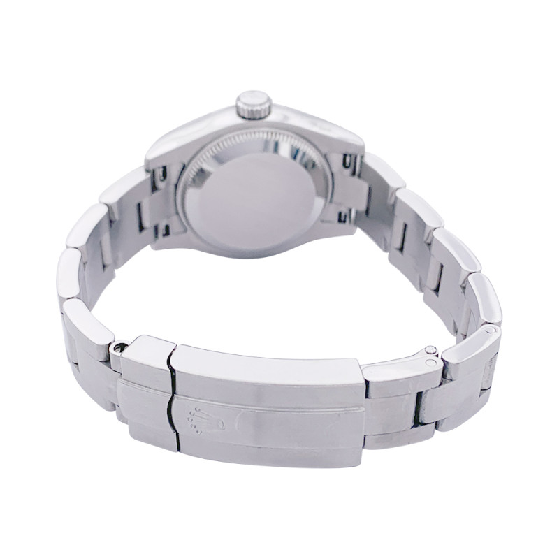 Rolex steel watch, "Oyster Perpetual" collection.