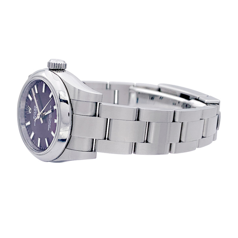 Rolex steel watch, "Oyster Perpetual" collection.