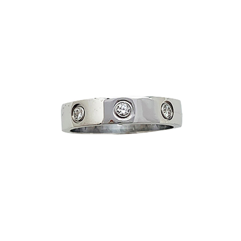 Cartier gold ring, "Love" collection.