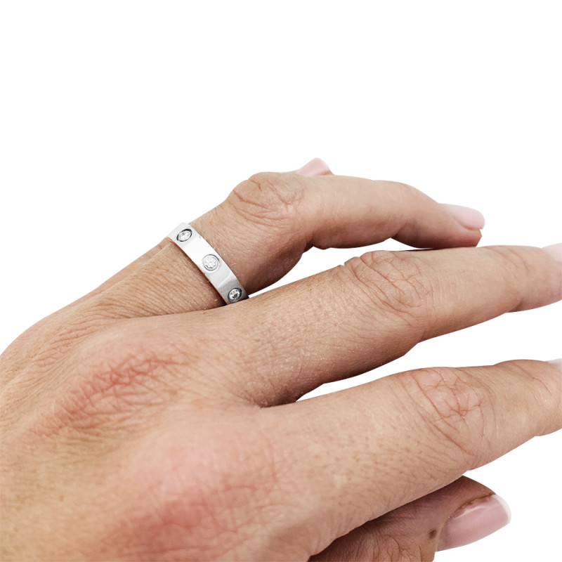 Cartier gold ring, "Love" collection.