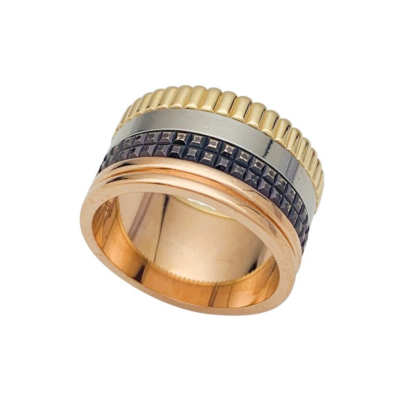 Bague Boucheron, "Quatre Classique Large", quatre tons.