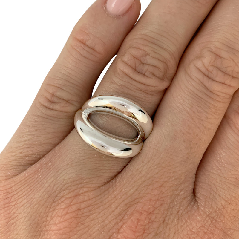 Bague Mauboussin, "Twins", or blanc.