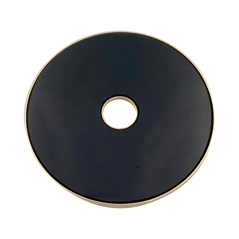 Pendentif Dinh Van, "Pi Chinois", or jaune, onyx.